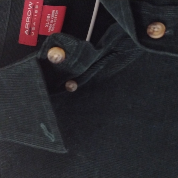 Arrow Courd Forest button down super soft like new - Picture 3 of 4